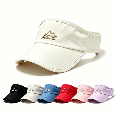 7.5 Polegadas Comprimento da Viseira Boné de Sol com Fecho de Velcro e Alça Ajustável de 22 Polegadas para Ajuste Confortável