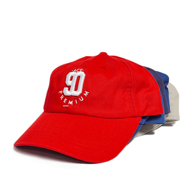 O chapéu de basebol lavado de pedra do painel liso do teste padrão 6/reciclou bonés de beisebol