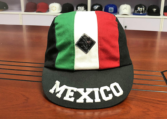 Os chapéus do paizinho dos esportes da cor da mistura personalizaram 5 secos não organizados do painel - chapéus aptos dos tampões dos esportes do logotipo de México da cópia especial