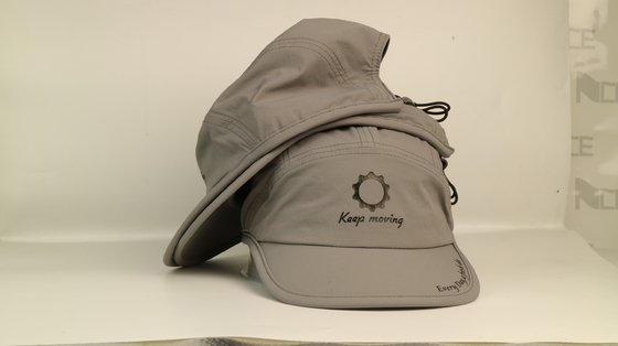 De borracha imprimindo 5 chapéus plásticos do acampamento da curvatura do painel rapidamente secos