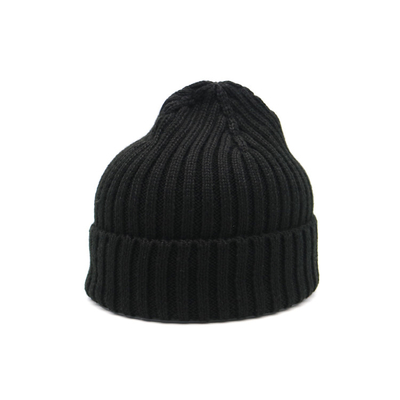 O algodão das senhoras faz malha Beanie Hats Winter Cold - rosa da prova