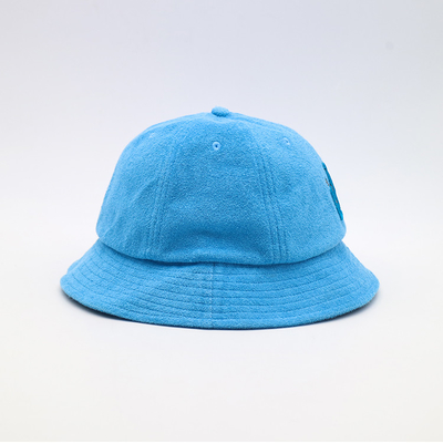 Tampão unisex azul do algodão das mulheres dos homens de Bucket Hat do pescador