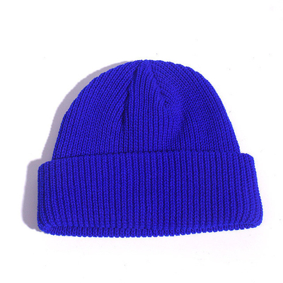 Chapéus sem borda mornos dos Beanies do inverno das mulheres de Hip Hop Beanie Knitted Hat Men Skullcap da forma