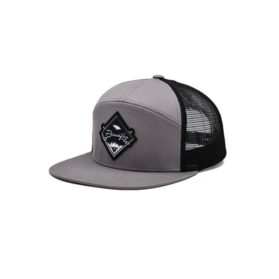 Fashion Sublimation Patch Outdoor 7 Panel Trucker Cap Custom Color Para Unisex