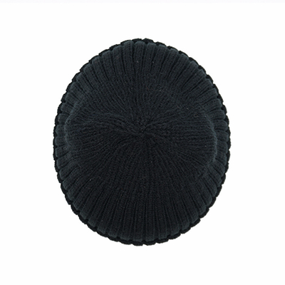 tampão Cuffed feito malha morno de 55cm Beanie Hats Winter Cuff Skull para mulheres dos homens