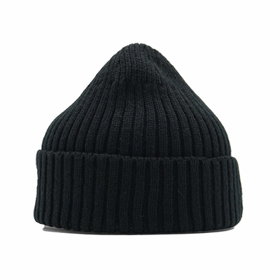 tampão Cuffed feito malha morno de 55cm Beanie Hats Winter Cuff Skull para mulheres dos homens