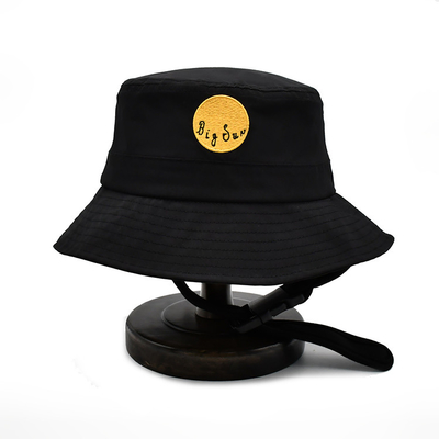 Chapéu surfando impermeável unisex da cubeta com proteção de Chin Straps Wide Brim Sun no mar