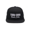 O bordado de alta qualidade do preto Custom3D da placa rotula 6 o painel Bill Snapback Hats Caps liso