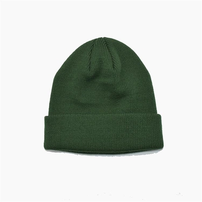 Malha verde original Beanie Hats With Embroidery Pattern do OEM