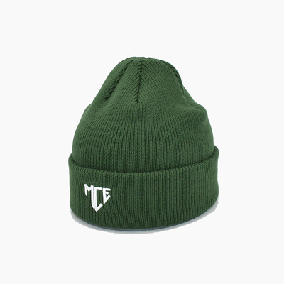 Malha verde original Beanie Hats With Embroidery Pattern do OEM