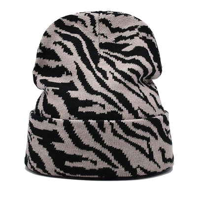 Gorro de malha de fábrica 20 anos tecido comum bordado/padrão em branco