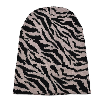 Gorro de malha de fábrica 20 anos tecido comum bordado/padrão em branco