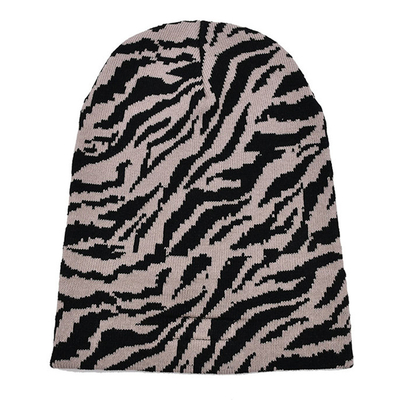 Gorro de malha de fábrica 20 anos tecido comum bordado/padrão em branco