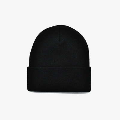 Material acrílico personalizado do poliéster do teste padrão de Beanie Hats With Embroidery Blank da malha