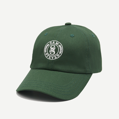 boné de beisebol 6-Panel, material respirável &amp; durável, faixa feita sob encomenda etiqueta e logotipo tecidos do bordado