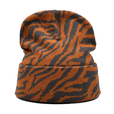 Chapéu acrílico de venda quente de lãs do jacquard do logotipo feito sob encomenda com o chapéu feito malha morno e windproof