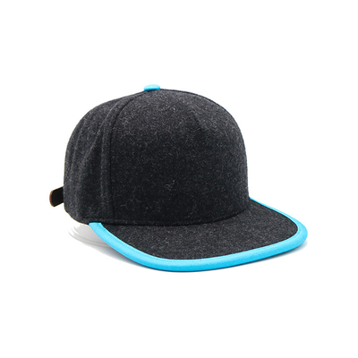 Chapéus lisos vazios personalizados do Snapback da borda para Autumn And Winter