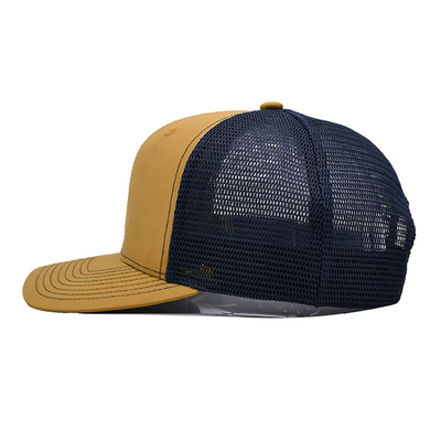 O painel do costume 6 do OEM curvou pre o caminhão por atacado Gorras Logo Trucker Cap feito sob encomenda de Mesh Snap Back Sports Hats da borda