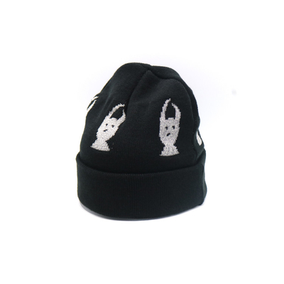 OEM BSCI Unisex Boné de tricô chapéus de bordado padrão
