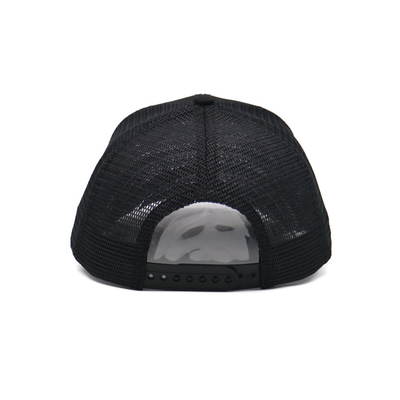 Embroidery Trucker Mesh Cap 6 Painel Moderno Borda pré-curvada