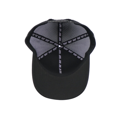 Embroidery Trucker Mesh Cap 6 Painel Moderno Borda pré-curvada