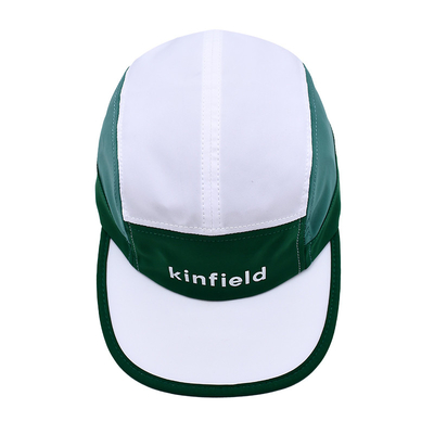 Premium Running Snapback Hat Camper não estruturado Nylon impermeável 5 Painel Cap Impressão Logotipo