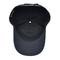 Custom 5 Panel Baseball Cap Cotton Twill Esportes Chapéu de Pai Preto Logotipo de bordado 3D