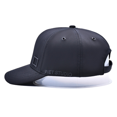 Capuz de basebol personalizável de 6 painéis com 4 olheiras metálicas compatíveis