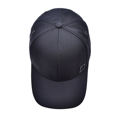 Capuz de basebol personalizável de 6 painéis com 4 olheiras metálicas compatíveis