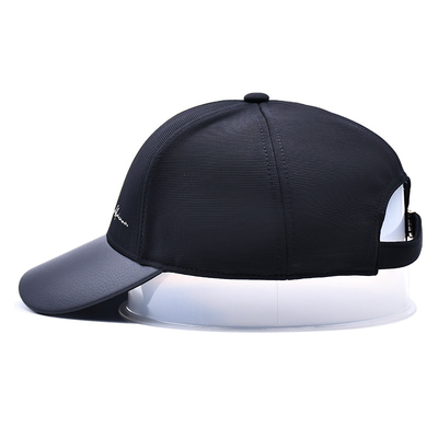 Capuz de beisebol de 6 painéis estruturado com 2 olheiras e linha de costura personalizável de cor