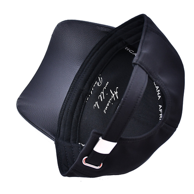 Capuz de beisebol de 6 painéis estruturado com 2 olheiras e linha de costura personalizável de cor