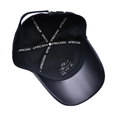 Capuz de beisebol de 6 painéis estruturado com 2 olheiras e linha de costura personalizável de cor