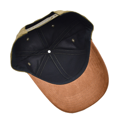 Chapéu de Basebol de 6 painéis de coroa inferior com fivela de plástico