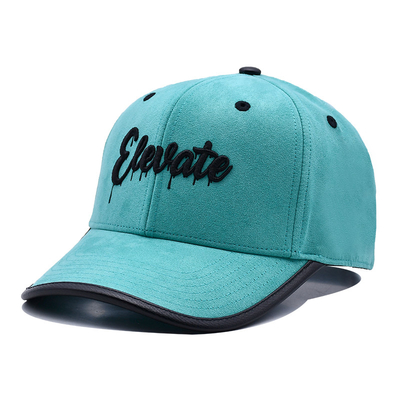 2 olheiras Curva Peak Style 6 Painel Baseball Cap Com Tape Inner Screen Printing Logotipo