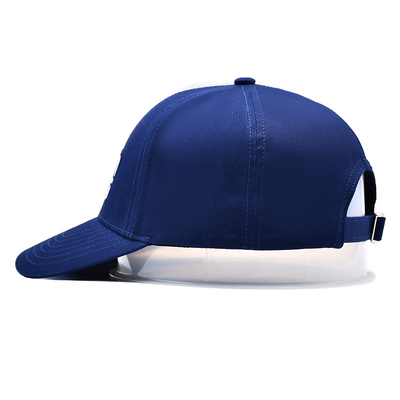 Custom de alta qualidade 6 painéis chapéu de beisebol com bordado plano logotipo cor de tecido correspondente