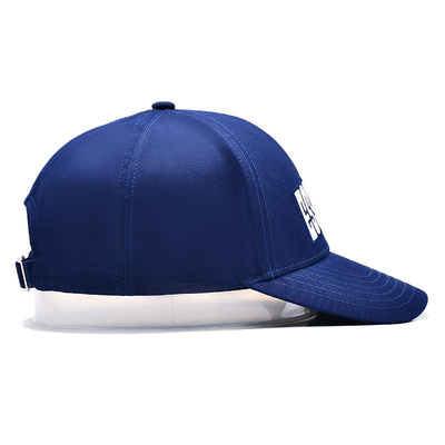 Custom de alta qualidade 6 painéis chapéu de beisebol com bordado plano logotipo cor de tecido correspondente