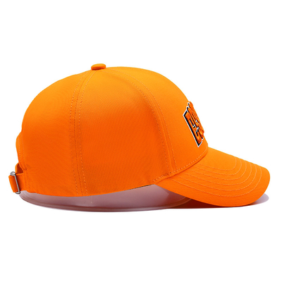 Middle Crown 6 Panel Baseball Cap Adesão Personalizável Embaldo Logotipo de bordado 3D