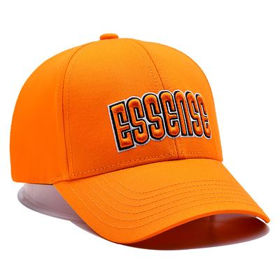 Middle Crown 6 Panel Baseball Cap Adesão Personalizável Embaldo Logotipo de bordado 3D