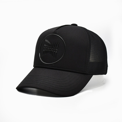 OEM Custom High Quality 5 Panel Fashion Adult Cotton Twill Mesh Trucker Hat Wholesale,Curved Brim Patch Logo Sport cap