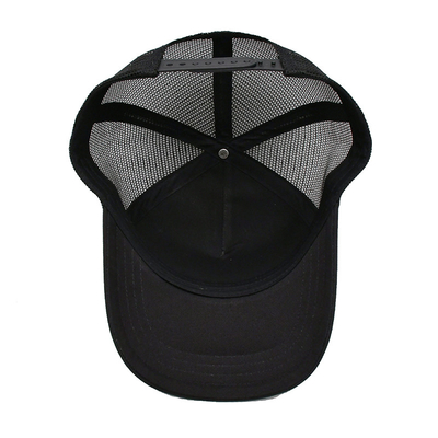 Gráfico 5 Painel Unisex Custom Plate Metal com bordados Malha Baseball Cap Gorras respirável Borda Curva Trucker Chapéu