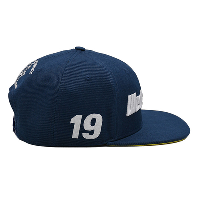 O algodão Bill Gorras liso 3D bordou chapéus do Snapback para homens