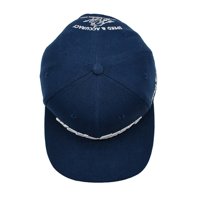 O algodão Bill Gorras liso 3D bordou chapéus do Snapback para homens