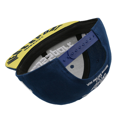 O algodão Bill Gorras liso 3D bordou chapéus do Snapback para homens
