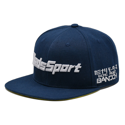 O algodão Bill Gorras liso 3D bordou chapéus do Snapback para homens