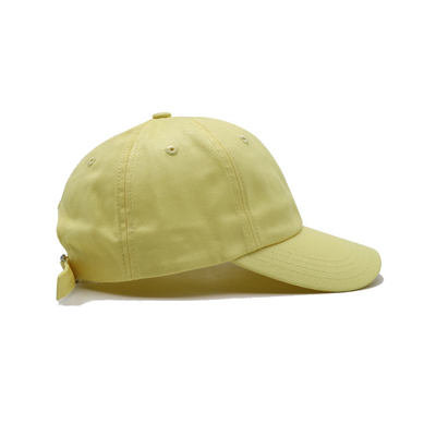 Capuz de basebol de algodão personalizável com faixa ajustável e pontos de ajuste