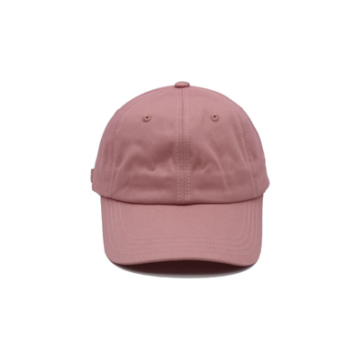 Classic 6 Panel Cotton Baseball Cap Visor curvo fechamento ajustável / Sweatband
