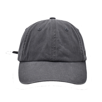 Perfil personalizado de 6 painéis de Baseball Cap com correia ajustável e visor curvo
