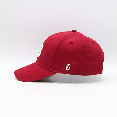 Capuz de basebol de algodão estruturado personalizável de 6 painéis com costuras reforçadas e correia ajustável