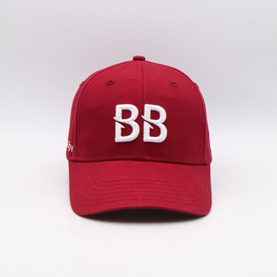 Capuz de basebol de algodão estruturado personalizável de 6 painéis com costuras reforçadas e correia ajustável