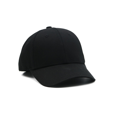 Capuz de basebol de algodão com coroa e costuras reforçadas